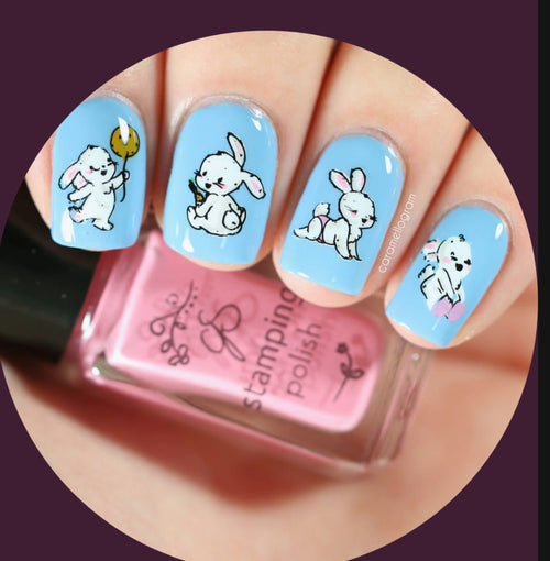 CJS-H-76 Fuzzy Easter - Ongles Elaine Lemay