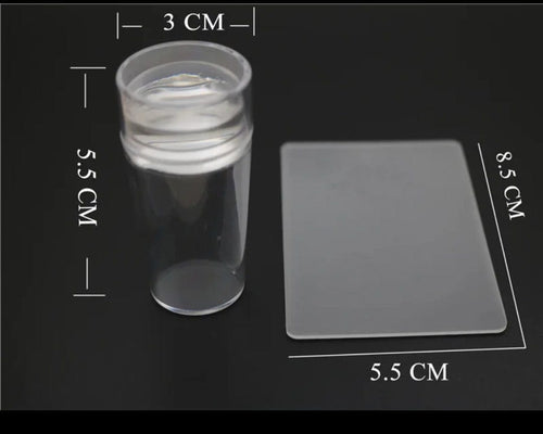 Tampon et grattoir de stamping