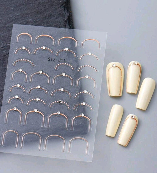 Collant STZ J11 rose gold - Ongles Elaine Lemay