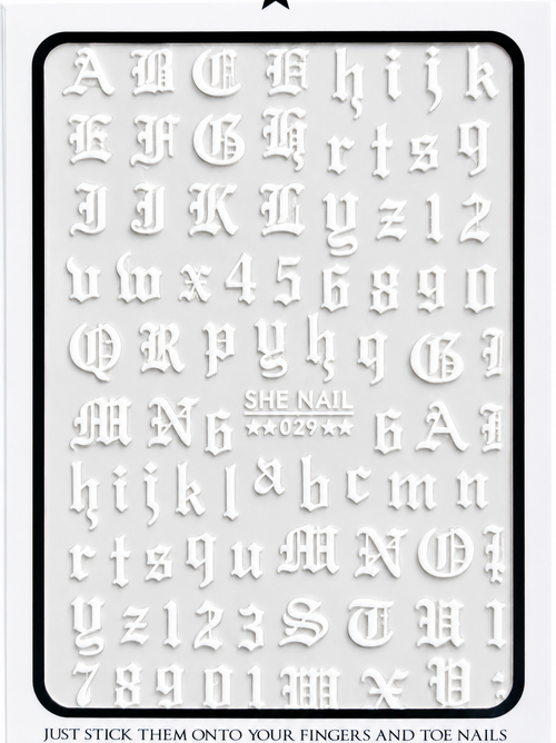 Alphabet #blanc