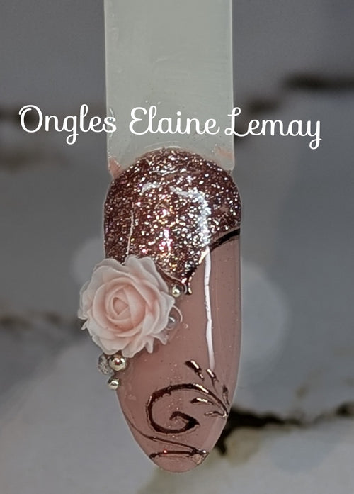 Rose gold Gel paint