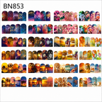 Feuille 12 motifs BN-853