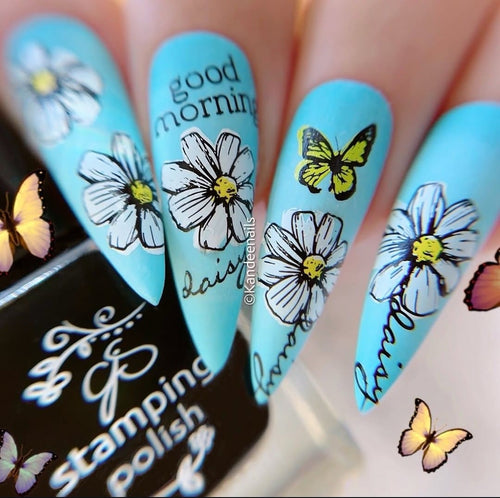CJS-104 I Dream of Daisies - Ongles Elaine Lemay