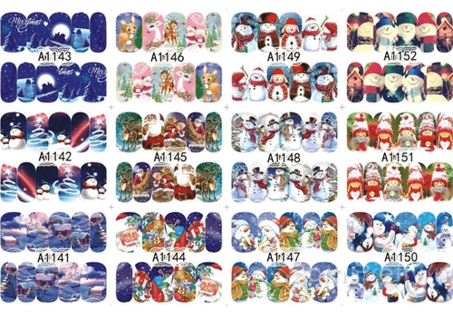 Feuille 12 modèles A1143 water decals