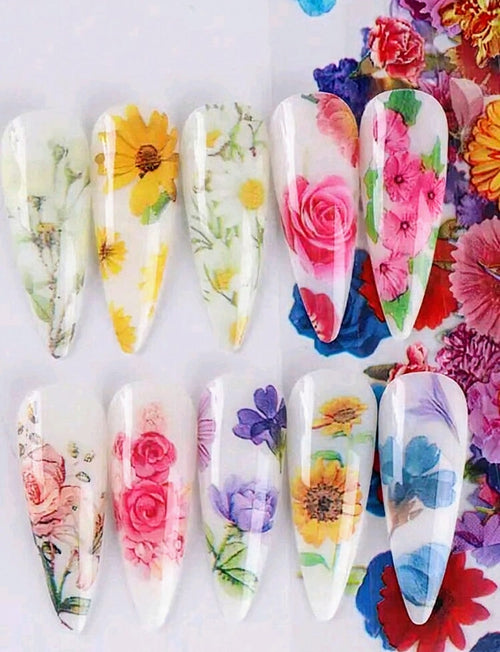 Foil Fleurs 2025 - Ongles Elaine Lemay