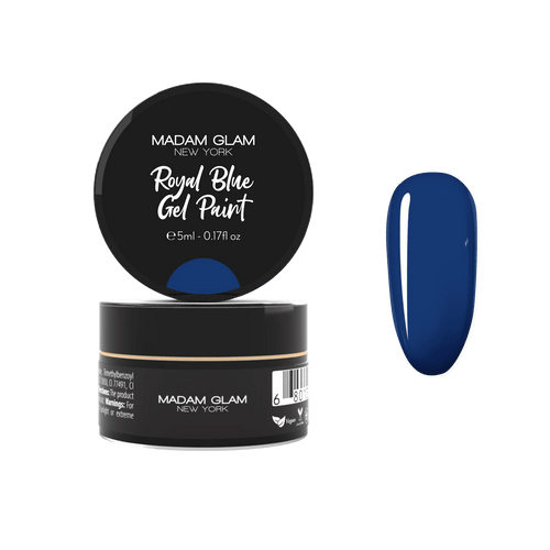 Royal Blue Gel Paint - Ongles Elaine Lemay