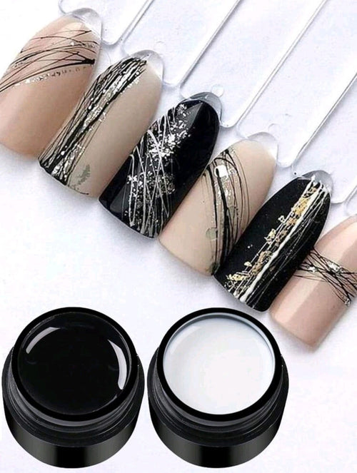 Spider Gel Noir ou Blanc - Ongles Elaine Lemay