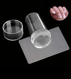 Tampon et grattoir de stamping - Ongles Elaine Lemay