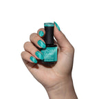 Teal Twist - Ongles Elaine Lemay