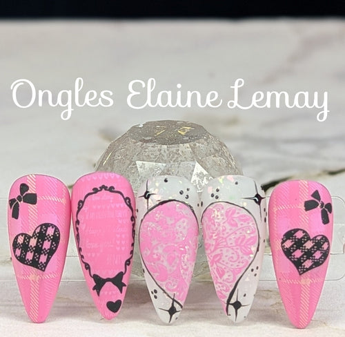 Tender Hearts - Ongles Elaine Lemay