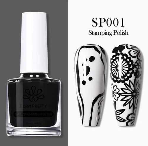 Vernis à stamping SP001 - Ongles Elaine Lemay