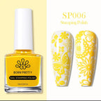 Vernis à stamping SP006 - Ongles Elaine Lemay