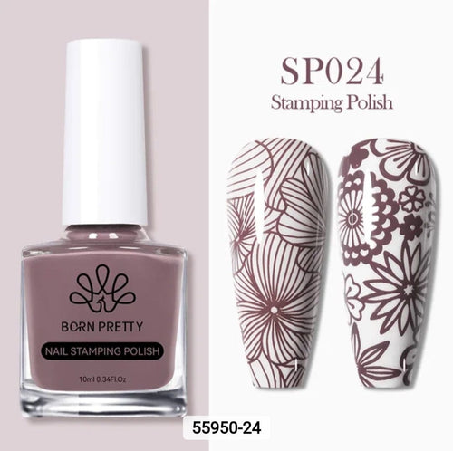Vernis à stamping SP024 - Ongles Elaine Lemay