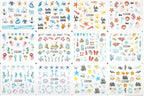 Water decals 12 motifs différents de thématique océan - Ongles Elaine Lemay