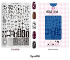 XY AF08 plaque de stamping - Ongles Elaine Lemay