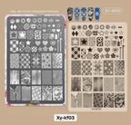 XY KF03 plaque de stamping - Ongles Elaine Lemay