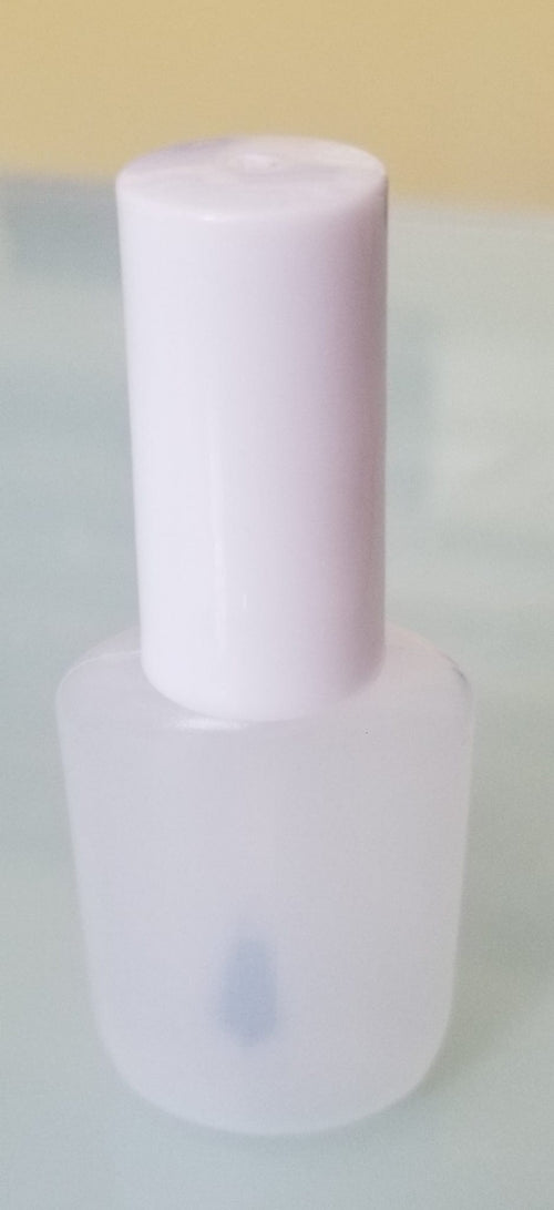 Bouteille résine vide avec pinceau - Ongles Elaine Lemay