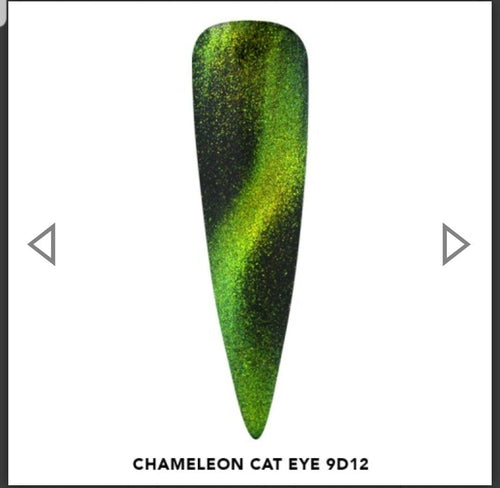 Chameleon cat eye 9D12 - Ongles Elaine Lemay