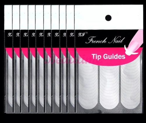 Collant manucure française - Ongles Elaine Lemay