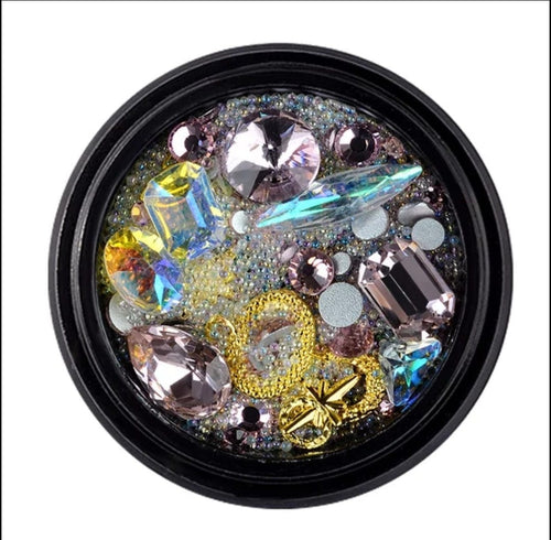 Bijoux mix Rose - Ongles Elaine Lemay