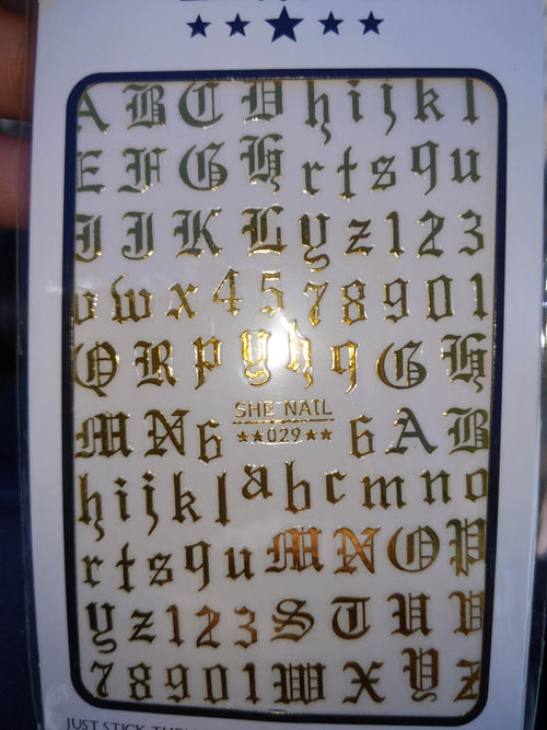 Alphabet #or - Ongles Elaine Lemay