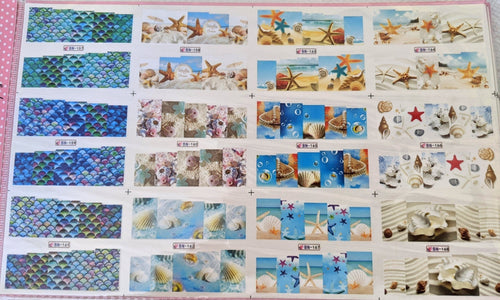 Feuille BN-157 water decal - Ongles Elaine Lemay