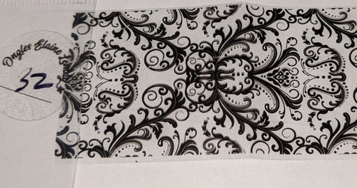 Papier transfert foil à l'unité - Ongles Elaine Lemay