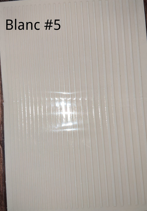 Collant Ligne #05 Blanc - Ongles Elaine Lemay