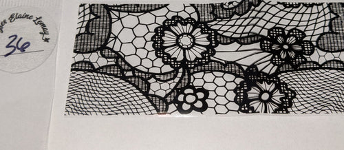 Papier transfert foil à l'unité - Ongles Elaine Lemay