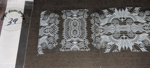 Papier transfert foil à l'unité - Ongles Elaine Lemay