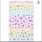 Collant F599 multicolore - Ongles Elaine Lemay