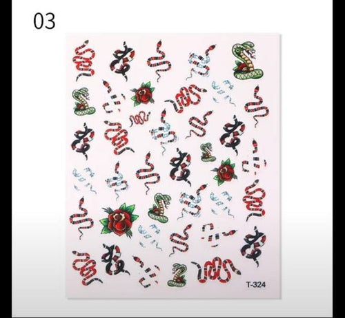 Collant serpent T-324 - Ongles Elaine Lemay