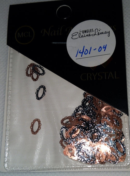 Bijoux central argent #1401-04 - Ongles Elaine Lemay