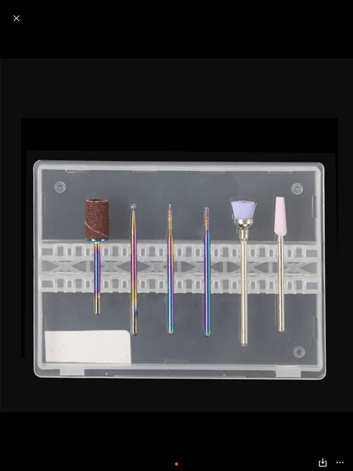 Kit de pointes pour lime électriques - Ongles Elaine Lemay