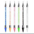 Crayon a pierre style Swarovski - Ongles Elaine Lemay