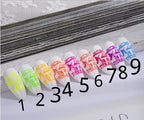 Gel paint néon - Ongles Elaine Lemay