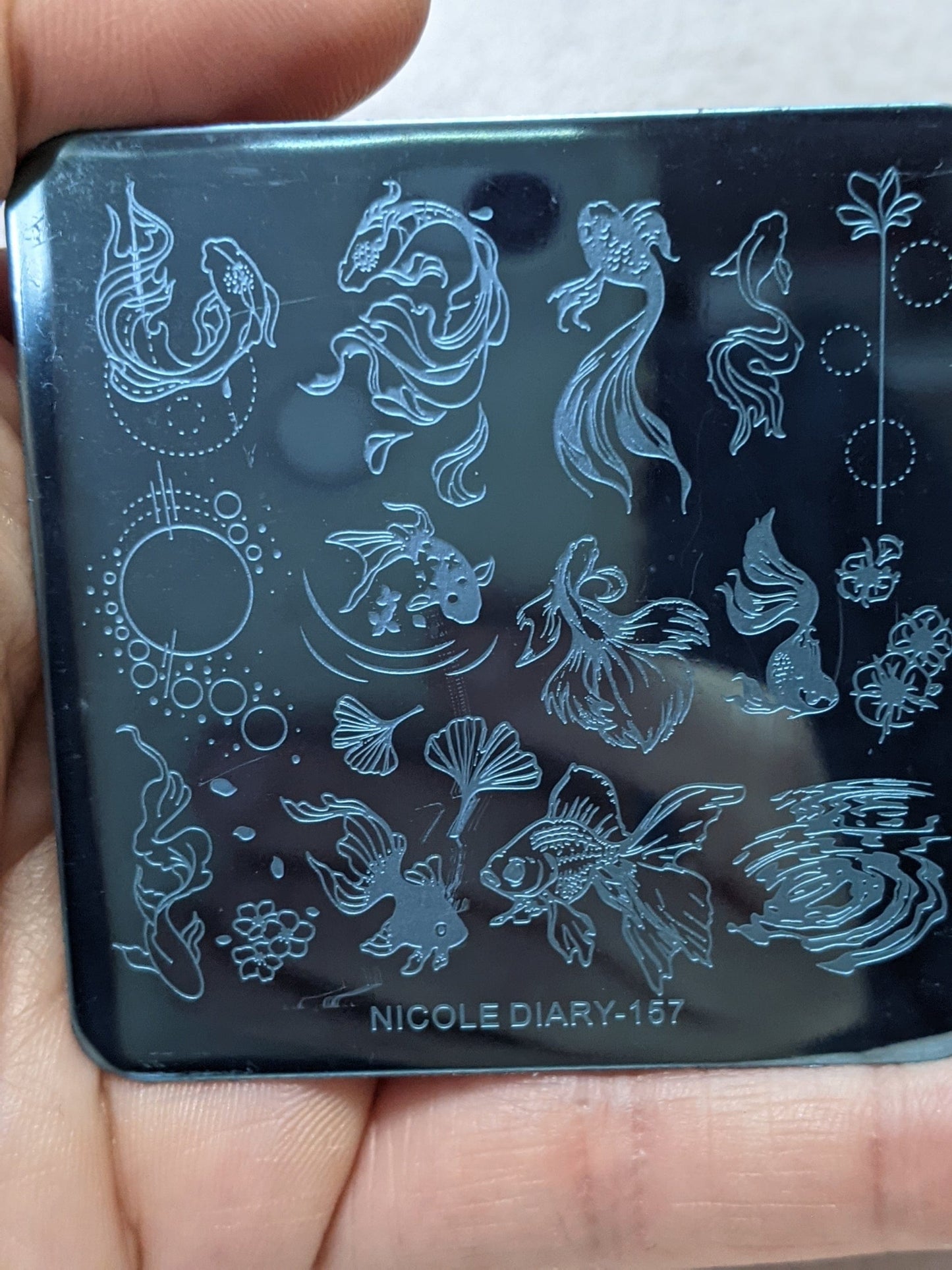 Plaque de stamping petite Nicole Diary