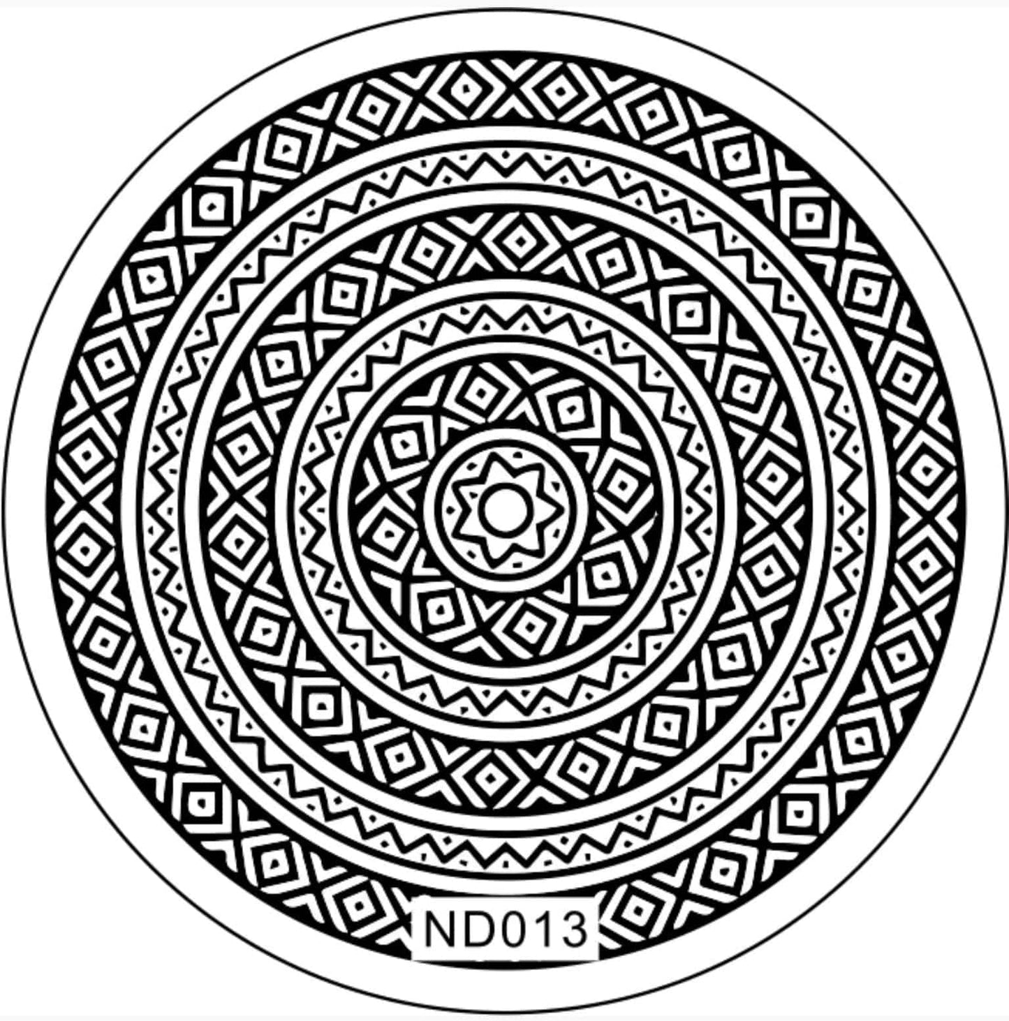 Plaque de stamping petite Nicole Diary