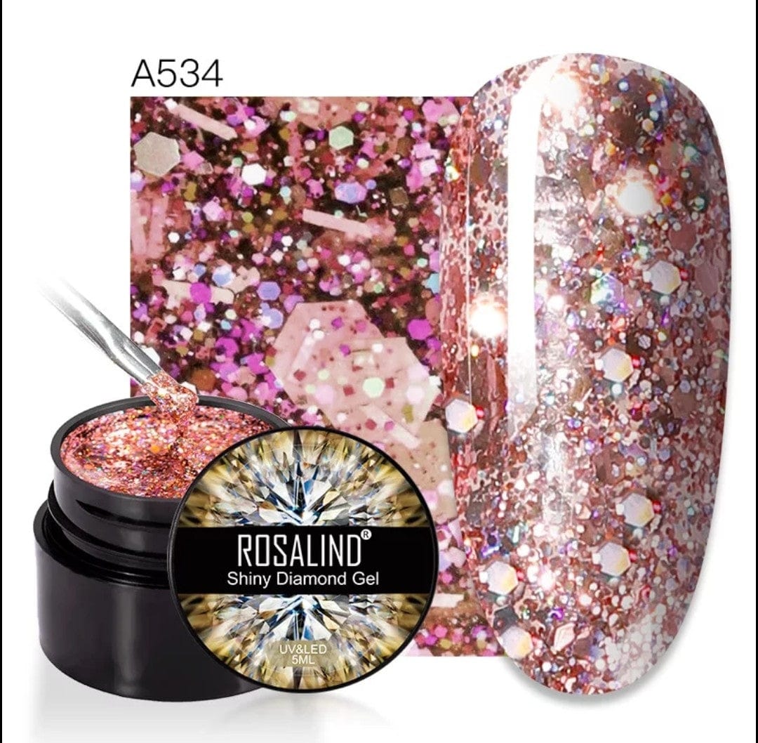 Glitter en gel Rosalind