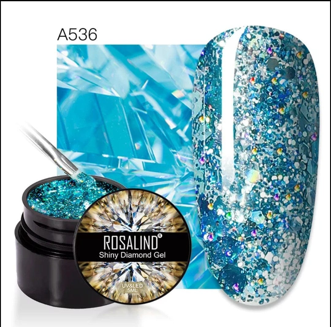 Glitter en gel Rosalind
