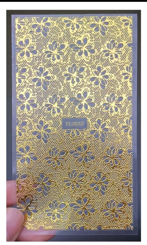 Collant or dentelle 2032 - Ongles Elaine Lemay