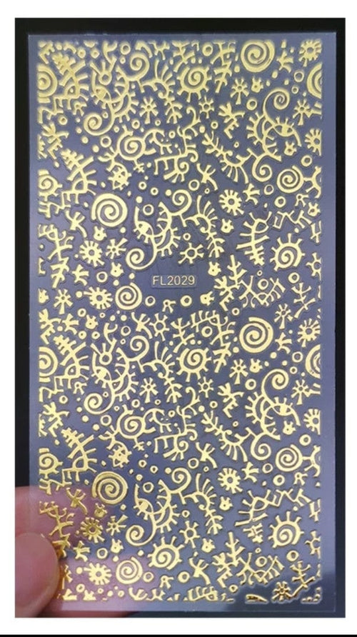 Collant or dentelle 2029 - Ongles Elaine Lemay