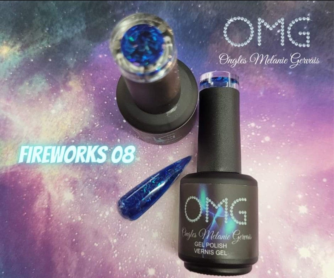 Vernis gel fireworks OMG à l'unité