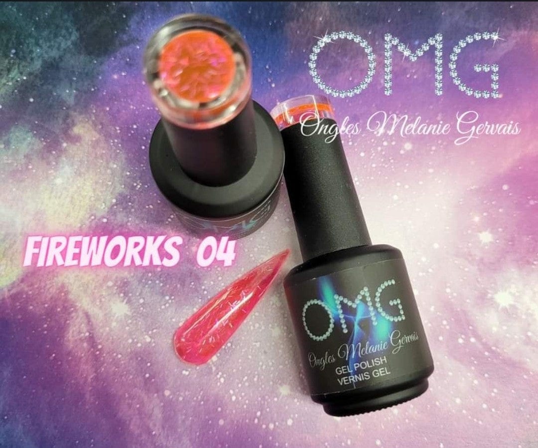 Vernis gel fireworks OMG à l'unité