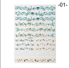 Collant marbré pâle #01 - Ongles Elaine Lemay