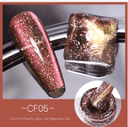 Vernis gel cat eye FLOWING - Ongles Elaine Lemay