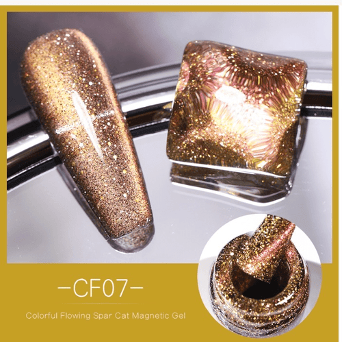 Vernis gel cat eye FLOWING - Ongles Elaine Lemay