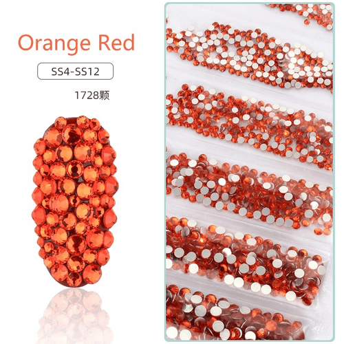 Sachet bijoux style Swarovski 6 grandeurs - Ongles Elaine Lemay