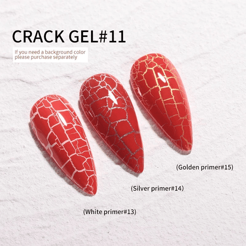 Cracked vernis gel #11 - Ongles Elaine Lemay
