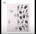 Collant serpent T-322 - Ongles Elaine Lemay